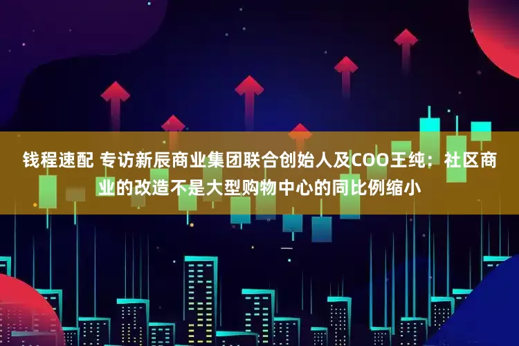 钱程速配 专访新辰商业集团联合创始人及COO王纯：社区商业的改造不是大型购物中心的同比例缩小