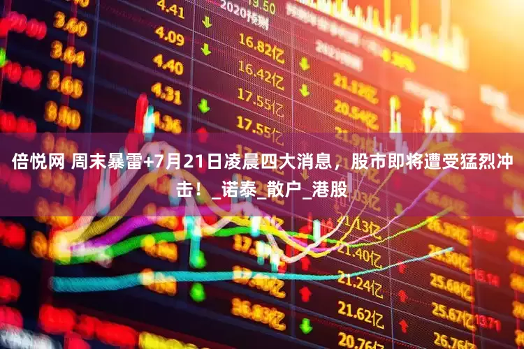 倍悦网 周末暴雷+7月21日凌晨四大消息，股市即将遭受猛烈冲击！_诺泰_散户_港股