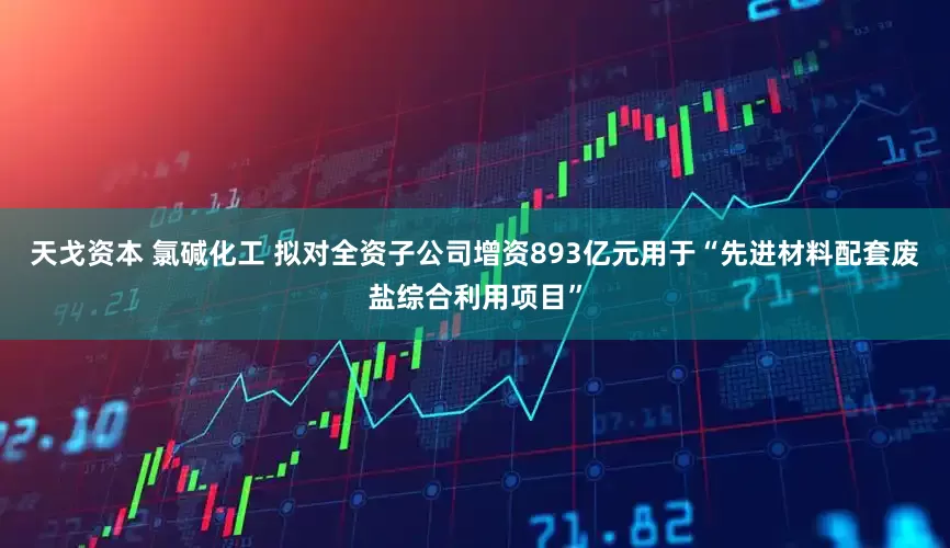 天戈资本 氯碱化工 拟对全资子公司增资893亿元用于“先进材料配套废盐综合利用项目”